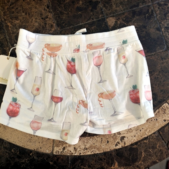 Pj Salvage Sunset Spritzers Wine Lounge Shorts XS NWT - Picture 3 of 5